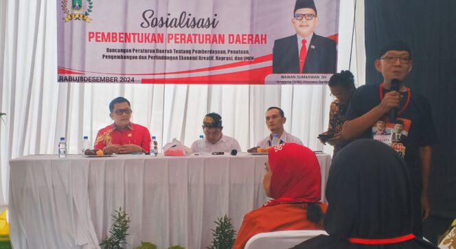 
					Anggota DPRD Provinsi Banten Sosialisasikan Perda di Kecamatan Cisoka