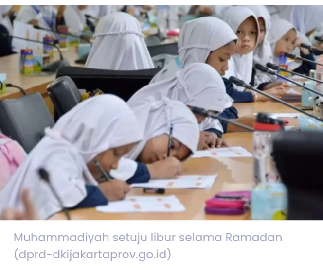 
					Surat Edaran Pembelajaran Ramadhan 2025 Terbit! Ini Jadwal Liburnya
