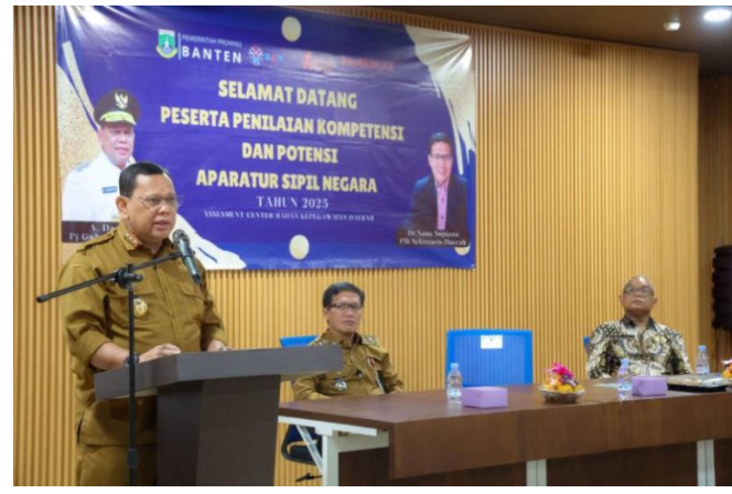 
					Pj Gubernur A Damenta Buka Penilaian Kompetensi ASN Pemprov Banten Tahun 2025