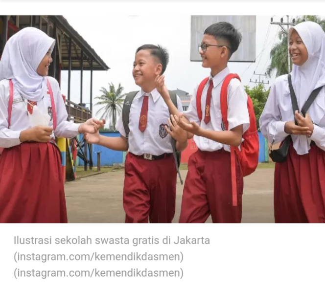 
					Pemerintah Jakarta akan Uji Coba Program Sekolah Swasta Gratis, DPRD Ungkap Fakta Ini