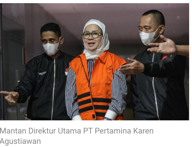 
					MA Perberat Hukuman Mantan Dirut Pertamina Karen Agustian Jadi 13 Tahun Penjara