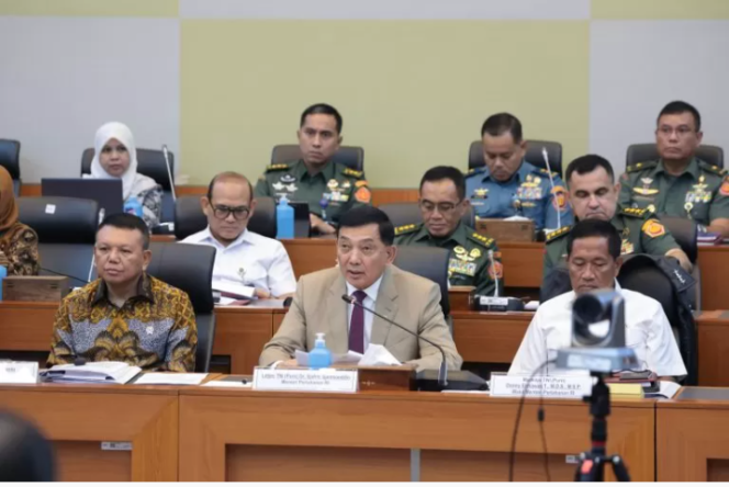 
					Menhan RI Hadiri Raker di Komisi I DPR, Bahas RUU tentang Perubahan atas UU TNI