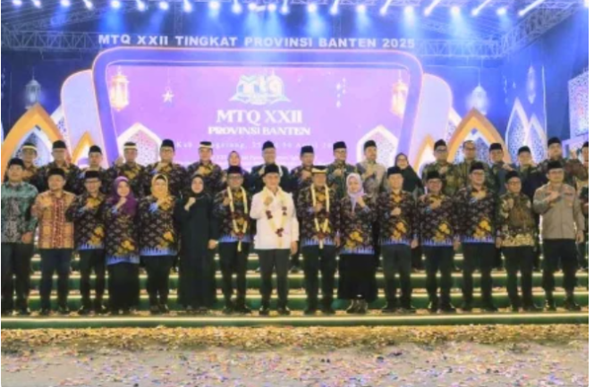 
					Wamenag RI Hadiri MTQ ke XXII Tingkat Propinsi Banten Tahun 2025 Di Tangerang