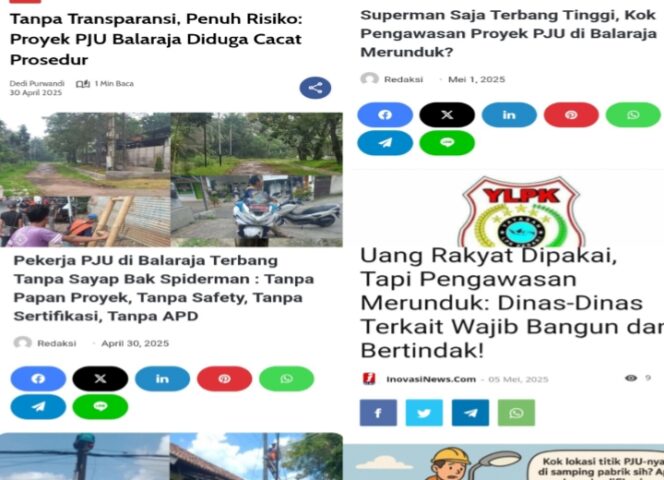 
					Kolase foto SS laman berita media online. (Foto: IST. MANtv7)