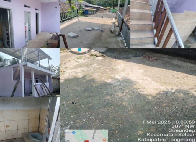 
					Kolase foto Proyek pembangunan sarana sanitasi pondok pesantren (SANITREN) di Pondok Pesantren Al Barokah, Desa Cireundeu, Kecamatan Solear, Kabupaten Tangerang. (Foto: Mantv.id)
