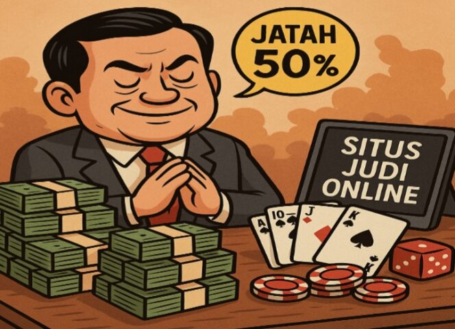 
					Gambar ilustrasi dugaan jatah 50% keuntungan Jodul yang mengalir ke oknum pejabat. (Foto: Mantv.id)