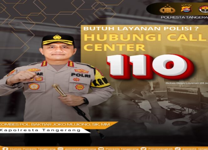
					Kapolresta Tangerang Kombes Pol Baktiar Joko Mujiono, S.I.K., M.M. (Foto: IST. Mantv7.id)