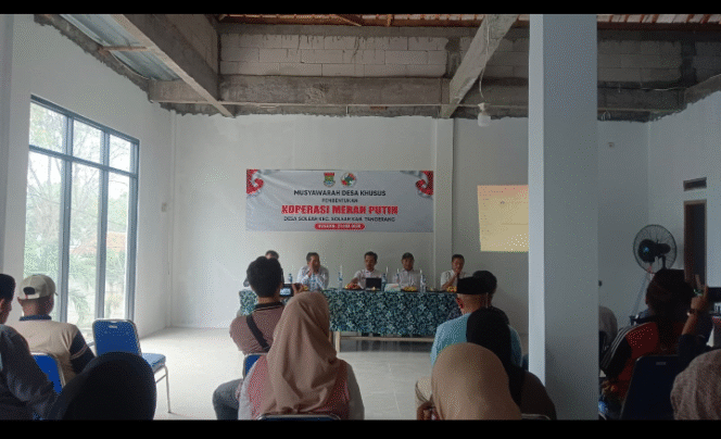 
					Pembentukan  Koperasi Desa Merah Putih, Yang Bertempat Di Kantor Desa Solear
