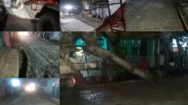 Betonisasi jalan yang digadang-gadang berasal dari pokok pikiran anggota DPRD Kabupaten Tangerang, Lu’Lu’Ul Pu’adiah, justru menjadi potret telanjang dari bobroknya sistem pengadaan dan pengawasan proyek rakyat di Perumahan Bukit Gading, Jalan Cemara No. 9, Desa Cangkudu, Kecamatan Balaraja. (Foto: Mantv7.id)