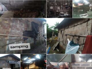 Foto Dari Kantor yang Dingin Ber-AC, Mereka Biarkan Ibu Ami Tidur di Rumah Bocor. (Foto: Mantv7.id)
