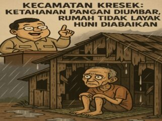 Ilustrasi gambar Ketahanan Pangan Diumbar, Rumah Tidak Layak Huni Diabaikan, Atap Bocor Dibiarkan. (Foto: Mantv7.id).