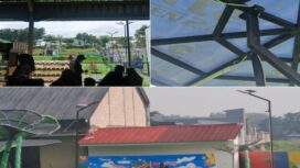 Foto lokasi Happy Garden Playground, yang berlokasi di Jl. Raya Tigaraksa–Cisoka, Kecamatan Tigaraksa, Kabupaten Tangerang, Banten. (Foto: IST. Mantv7.id)