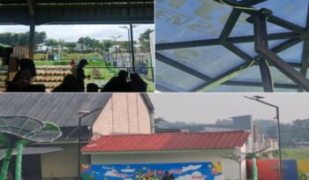 Foto lokasi Happy Garden Playground, yang berlokasi di Jl. Raya Tigaraksa–Cisoka, Kecamatan Tigaraksa, Kabupaten Tangerang, Banten. (Foto: IST. Mantv7.id)