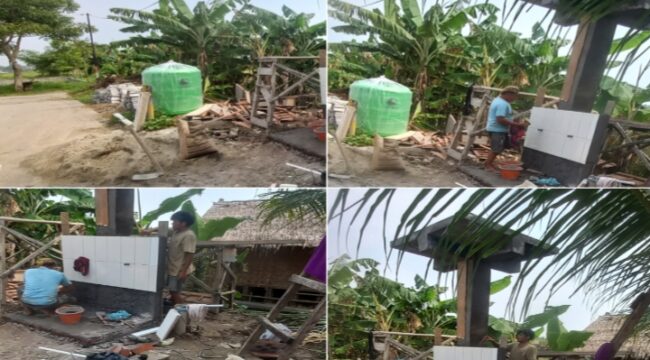 Proyek pemasangan jaringan Sistem Air Bersih (SAB) di Perumahan Griya Sutra, Desa Talagasari, Kecamatan Balaraja, Kabupaten Tangerang, (Foto: Mantv7.id)