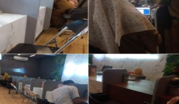 Kolase foto meja pelayanan Dinas Pendidikan Kabupaten Tangerang. (Foto: Mantv7.id)