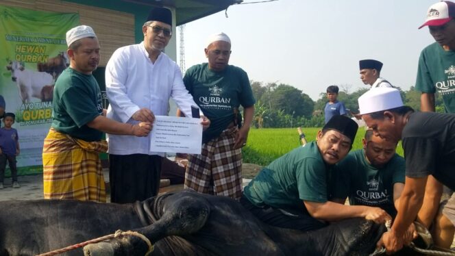 
					Foto Pengurus Cabang Nahdlatul Ulama (PCNU) Kabupaten Tangerang, Dalam rangka menyambut Hari Raya Idul Adha 1446 Hijriah. (Foto: Mantv7.id)