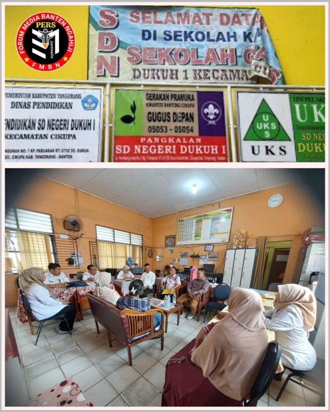 
					Foto suasana wali murid dan para guru sekolah sedang mendiskusikan insiden yang menimpa seorang siswi kelas 2B, Adiba Nahda Rafanda. (Foto: IST. Mantv7.id) 