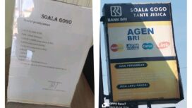 Kolase foto kantor Soala Gogo, Renternir berkedok koperasi. (Foto: IST. Mantv7.id)