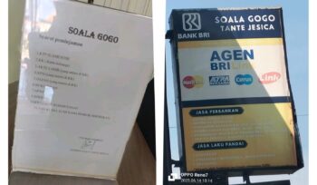 Kolase foto kantor Soala Gogo, Renternir berkedok koperasi. (Foto: IST. Mantv7.id)