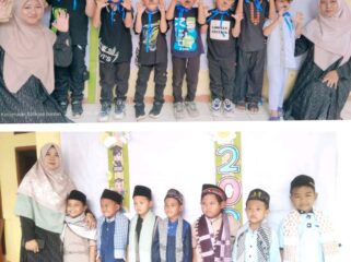 Kolase foto Pentas Seni dan Istifalan PAUD KB Ash-Shafa: Langkah Kecil yang Menggetarkan Langit Harapan. (Foto: Mantv7.id)
