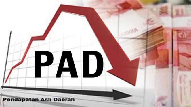
					Gambar ilustrasi penurunan pendapatan asli daerah (PAD). (Foto: IST. Mantv7.id)