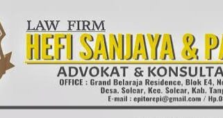 Gambar Kop surat Law Firm Hefi Sanjaya & Partners (Advokat & Konsutan). (Foto: Mantv7.id)