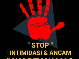 Ilustrasi gambar menjelaskan untuk berhenti intimidasi dan ancam 