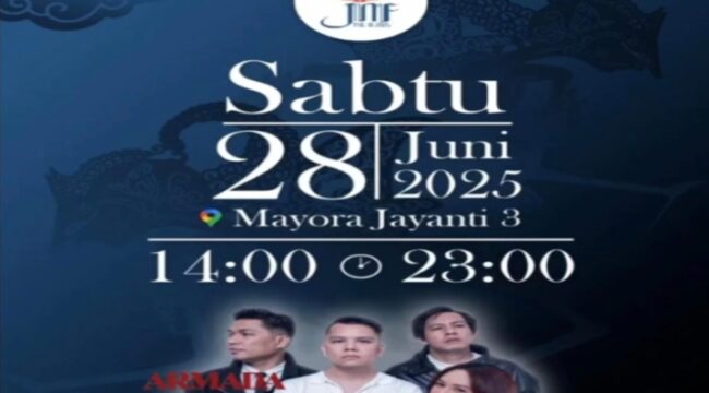 Flayer acara Festival Jayanti Night Festival III di halaman PT Mayora Jayanti. (Foto: Mantv7.id)