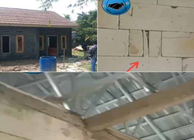 
					Kolase foto Program Bedah Rumah Tidak Layak Huni (RTLH) yang seharusnya menjadi penyembuh luka rakyat miskin, kini justru disinyalir berubah menjadi ajang proyek asal jadi. (Foto: Mantv7.id)