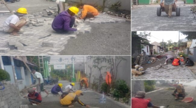 Kolase foto Proyek pembangunan Gedung Serba Guna (GSG) di Kecamatan Cisoka, Kabupaten Tangerang. (Foto: Mantv7.id)
