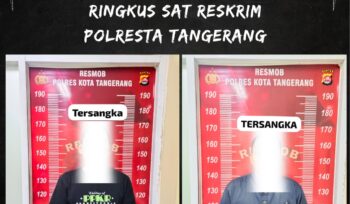 Foto 2 oknum RT dan RW diringkus Sat Reskrim Polresta Tangerang 