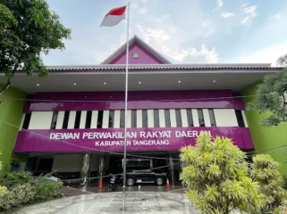 Gambar kantor DPRD Kabupaten Tangerang. (Foto: IST. Mantv7.id)