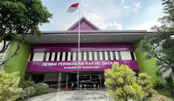 Gambar kantor DPRD Kabupaten Tangerang. (Foto: IST. Mantv7.id)