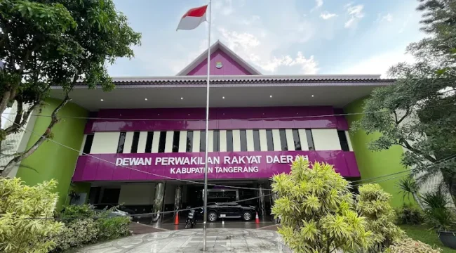 Gambar kantor DPRD Kabupaten Tangerang. (Foto: IST. Mantv7.id)