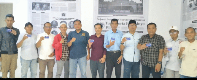 
					13 Wajah Baru Resmi Menjadi  Anggota Muda PWI Kabupaten Tangerang